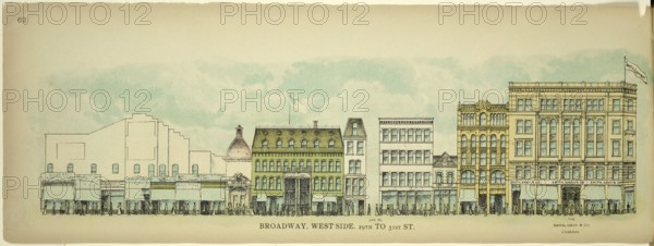 Broadway, West Side, 29th to 31th Street, New York, Manhattan, America, USA, historic, authentic,