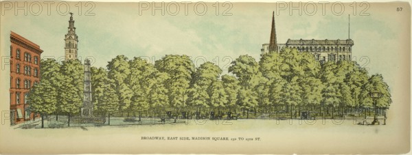 Broadway, East Side, Madison Square, 23th to 25th Street, New York, Manhattan, America, USA,