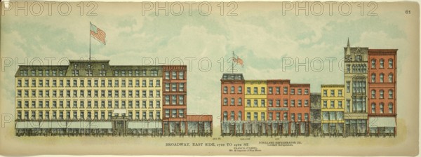 Broadway, East Side, 27th to 29th Street, New York, Manhattan, America, USA, historic, authentic,