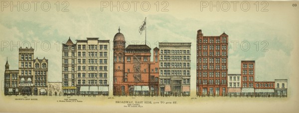 Broadway, East Side, 37th to 40th Street, the Casino, New York, Manhattan, America, USA, historic,