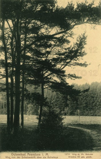 Baltic resort Arendsee, Kühlungsborn, Rostock district, Mecklenburg-Western Pomerania, until 1938