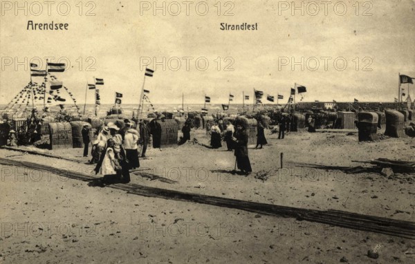 Baltic resort Arendsee, beach promenade, beach festival, Kühlungsborn, Rostock district,