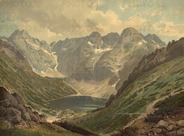 The Sea Eye, Morskie Oko, Fish Lake, in Poland is the largest and the fourth deepest mountain lake