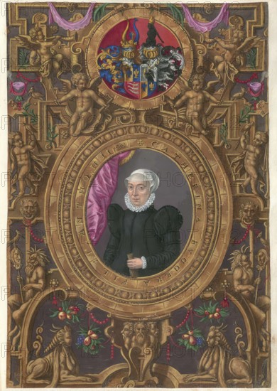 Members of the famous Augsburg-based Fugger family, Catherina Fugger, née Göringer, woman of Anton