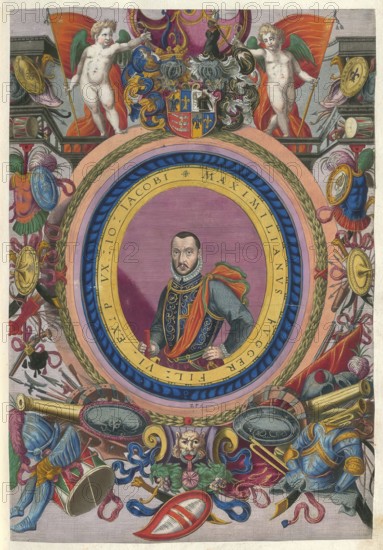 Members of the famous Fugger family in Augsburg, Maximilian Fugger, the merchant and landowner,