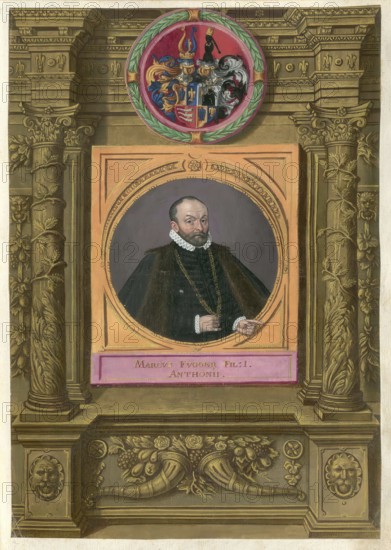 Members of the famous Augsburg Fugger family, Markus Fugger (1529) was the eldest son of the famous