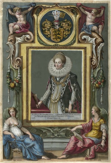 Members of the famous Augsburg Fugger family, Truchsess von Waldburg, Maria Elisabeth (1600 -