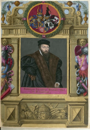Members of the famous Augsburg-based Fugger family, Johannes Jakob Fugger, also known as Hans
