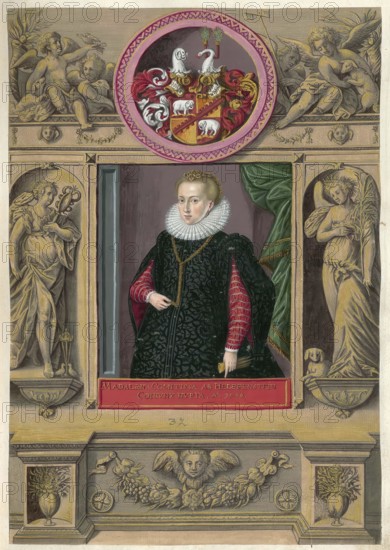 Members of the famous Augsburg Fugger family, Maria Magdalena von Helfenstein-Wiesensteig (1562 -