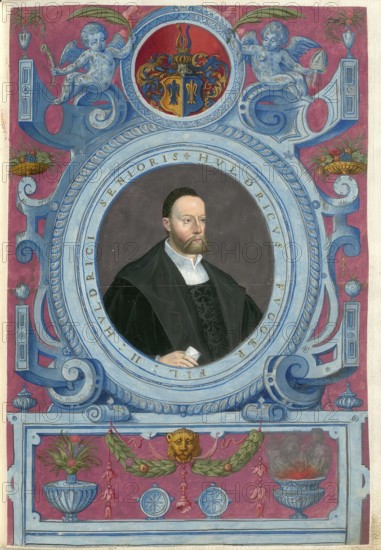 Members of the famous Augsburg Fugger family, Ulrich Fugger the Younger (1490 - 1525), merchant and