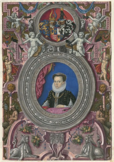 Members of the famous Fugger family in Augsburg, Maria Magdalena Fugger, born April 30, 1566 in