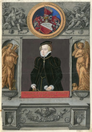 Members of the famous Augsburg-based Fugger family, Fugger, Sidonia, 1537 - 1573, second woman of