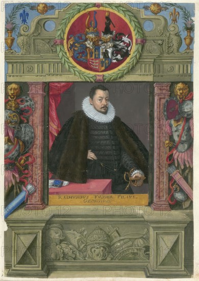Members of the famous Augsburg Fugger family, Raimund Fugger (1489-1535) was the son of Georg
