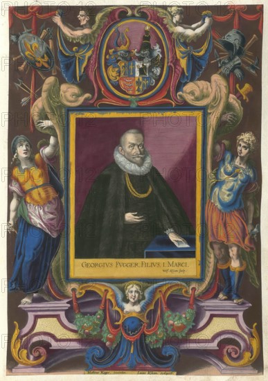 Members of the famous Augsburg Fugger family, Georg Fugger (1560 - 1634) was a German imperial