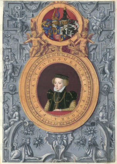 Members of the famous Augsburg Fugger family, Veronika Countess Fugger (1545 - 1590), daughter of