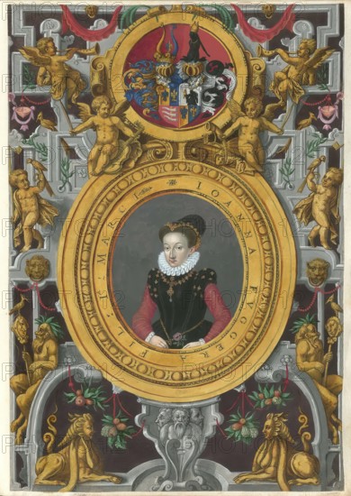 Members of the famous Augsburg Fugger family, Johanna Fugger (1558 - 1597), daughter of Marcus