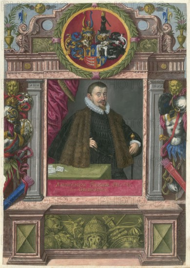 Members of the famous Augsburg Fugger family, Anton Fugger von der Lilie (born 10 June 1493 in