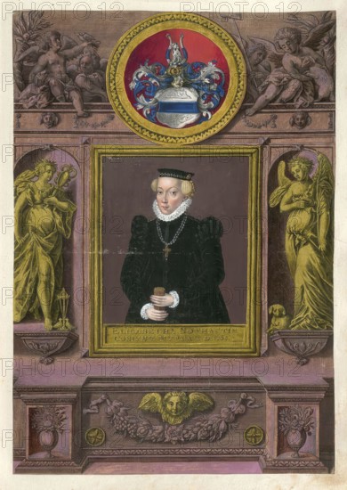 Members of the famous Augsburg Fugger family, Elisabeth Nothafft von Weissenstein (born 1560, died