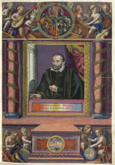 Members of the famous Augsburg Fugger family, Christoph Fugger (1520 - 1579), son of Raymund Fugger