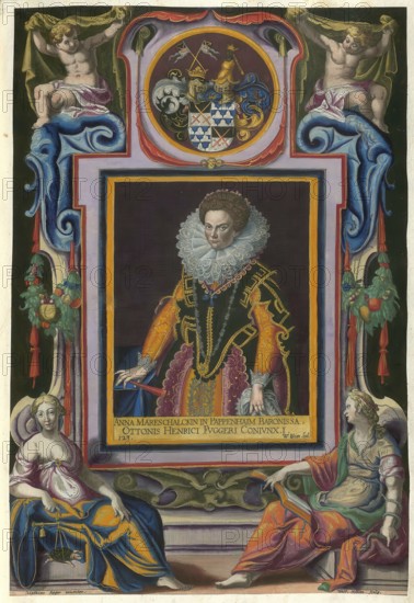 Members of the famous Augsburg Fugger family, Anna Fugger (born 1584, died 13 September 1616), née