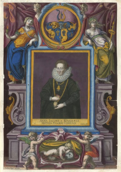 Members of the famous Augsburg Fugger family, Anna Jakobäa von Köckritz, woman of Matthias Fugger