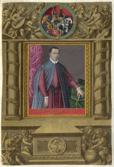 Members of the famous Augsburg Fugger family, Jakob Fugger the Rich (1459 to 1525), authentic