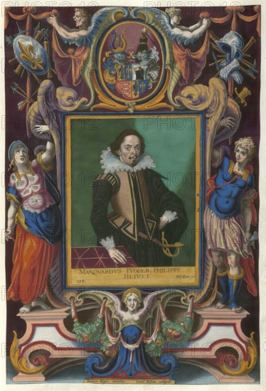 Members of the famous Augsburg Fugger family, Marquard Fugger, Lord of Nordendorf (04.11.1595 - 24