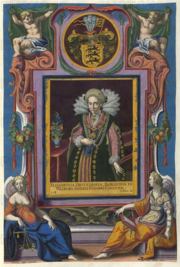Members of the famous Augsburg Fugger family, Elisabetha Drucksessia, Maria Elisabeth Fugger (born