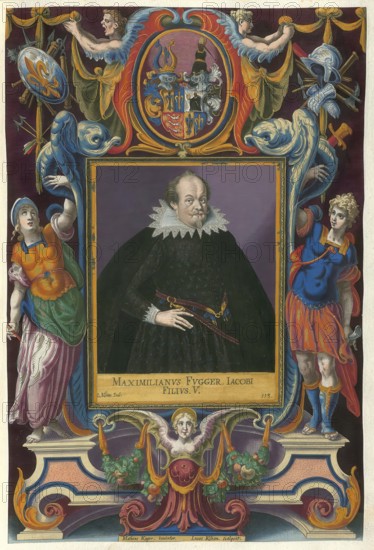 Members of the famous Augsburg Fugger family, Maximilian Count Fugger, Lord of Boos (1587 - 1629),