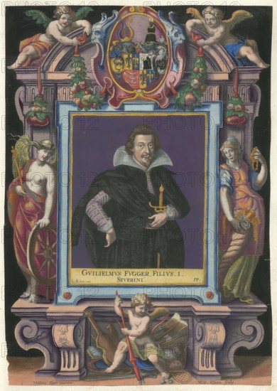 Members of the famous Augsburg Fugger family, Guilielmus Fugger, Wilhelm Fugger, 1585 to 1659, a
