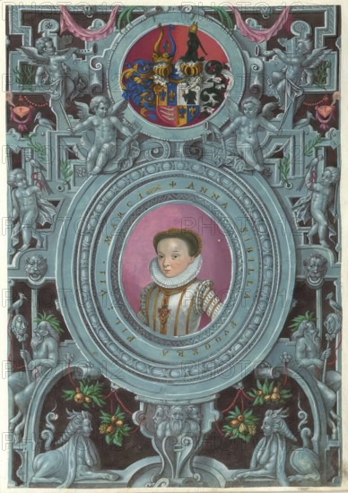 Members of the famous Augsburg Fugger family, Anna Sibylla Fugger von Kirchberg (1569 - 1634),
