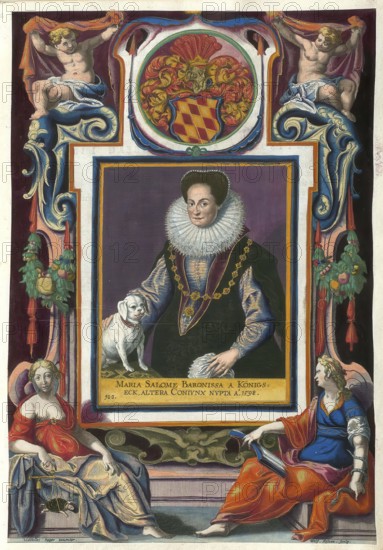 Members of the famous Augsburg Fugger family, Maria Salome Fugger (? -1625) née von Königsegg,