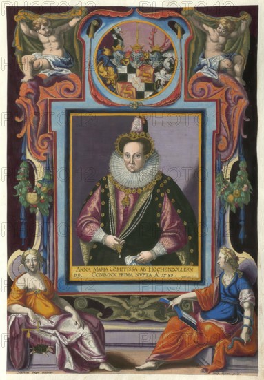 Members of the famous Augsburg Fugger family, Anna Maria Comitissa ab Hochenzollern, Anna Maria