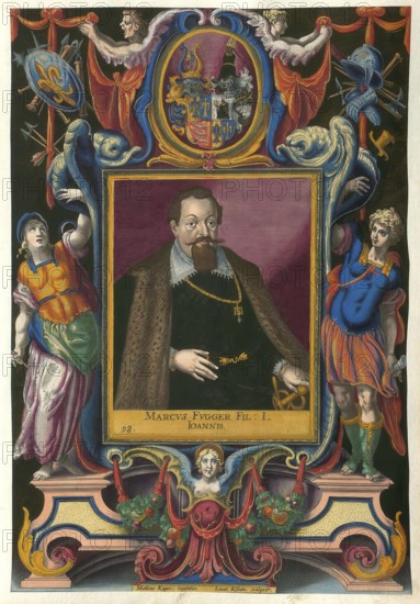 Members of the famous Augsburg Fugger family, Markus, Marx, Fugger (1564 - 1614), son of Johann
