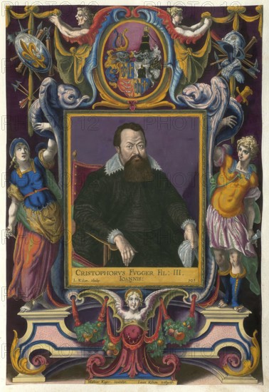 Members of the famous Augsburg-based Fugger family, Fugger, Christoph, born November 11, 1566, died
