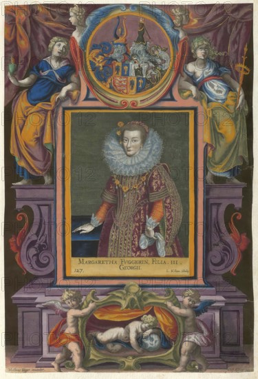 Members of the famous Augsburg-based Fugger family, Margareta Fugger, 1592 to 1652, daughter of