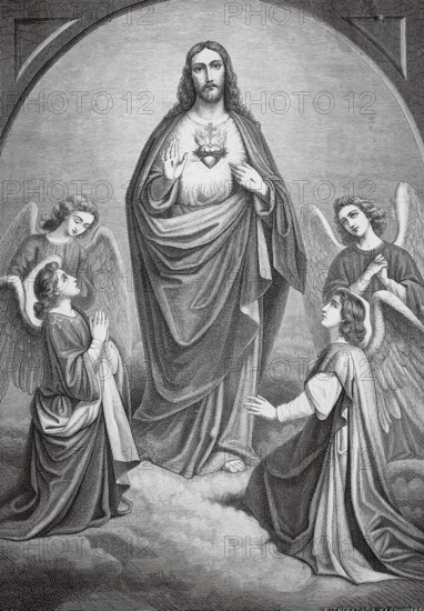Sacratissimum Cor Iesu is a symbol of the divine love and mercy of Christ in the Catholic Church,