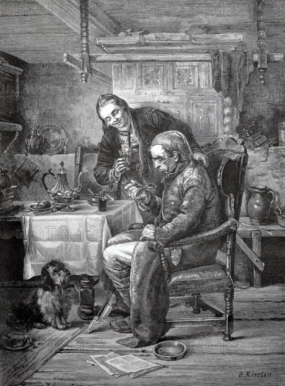 Doctor visits a sick person and prescribes medicine for him, of which he regularly has to take a