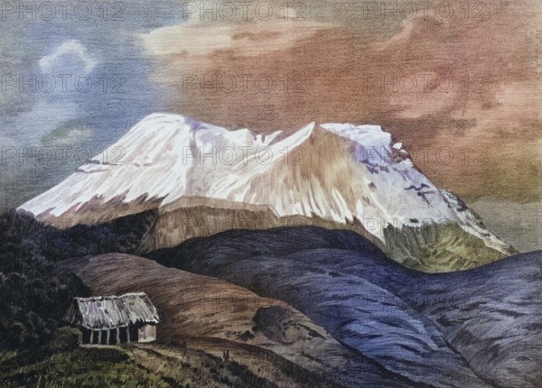 The Antisana, a volcano in the Eastern Cordillera, the central train of the northern Andes in