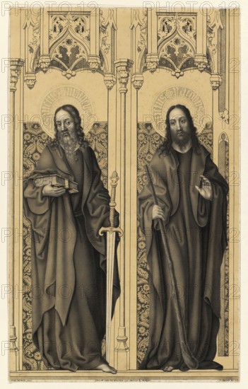 Saint Matthew and Saint James, Apostle of Biblical History, Historical, Authentic, Digitally