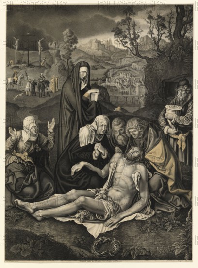 The Lamentation of Christ, Jesus Christ, People of Biblical History, Historical, Authentic,