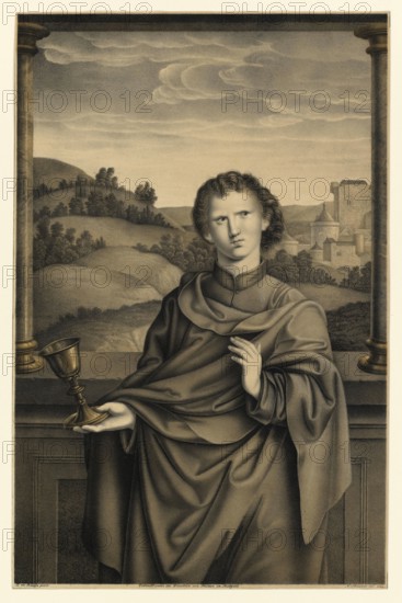The Evangelist John, in the Western Church tradition also as John Evangelista or John of the Door,