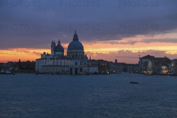 The Basilica di Santa Maria della Salute on the Grand Canal, Venice, Veneto, Italy