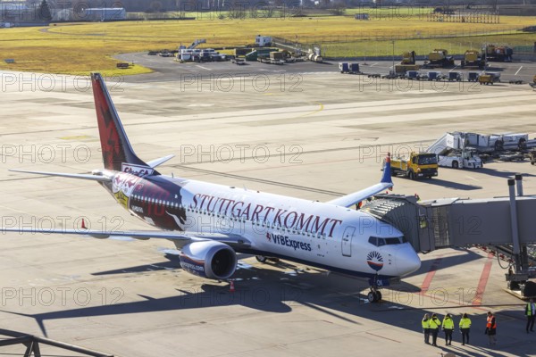 Stuttgart is coming — for the first time, an aircraft designed by VfB Stuttgart takes off.