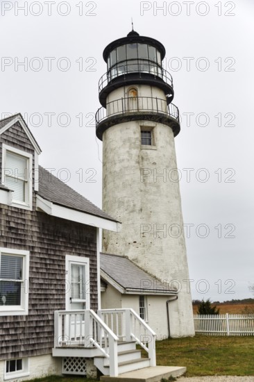 Highland lighthouse, Cape Cod Light, lighthouse, typical architectural style, shingle façade, North