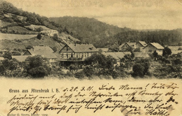 Altenbrak im Harz, district of the town of Thale in the Harz district in Saxony-Anhalt, Germany,
