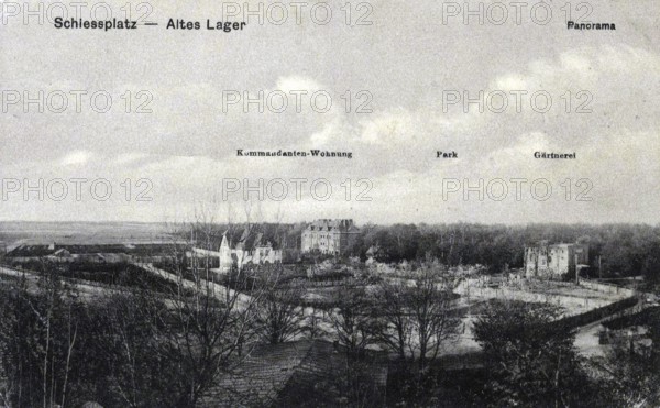 Altes Lager shooting range, artillery depot, gun park, district of the municipality of