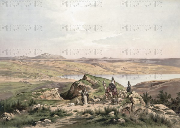 Mountain of Beatitudes, according to Christian tradition, this is the place where Jesus of Nazareth