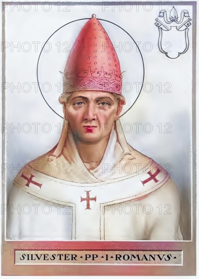 Silvester I (born in front of 284 in Rome, died 31 December 335 in Rome) was Bishop of Rome from