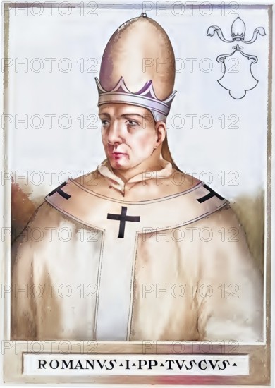 Romanus was pope in 897. The exact election day is unknown. The enthronement took place in August